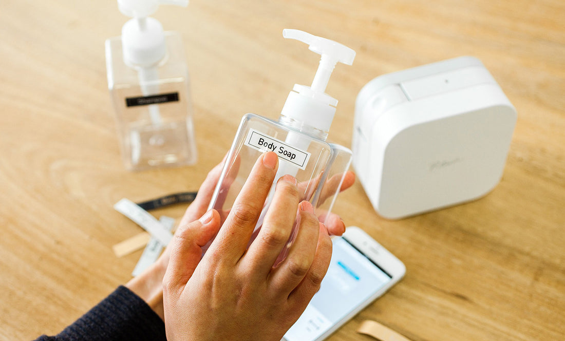 How To Create Your Own Labels for Your Bathroom Organization
