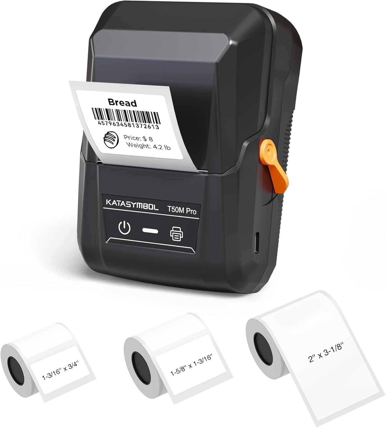 SUPVAN T50M Pro Version 2 Bluetooth Label Maker Machine with 3 Tapes, Wide Waterproof Label, Versatile App with 30 Fonts and 660+ Icons, Inkless Labeler for Home, Kitchen, School, Office Organization