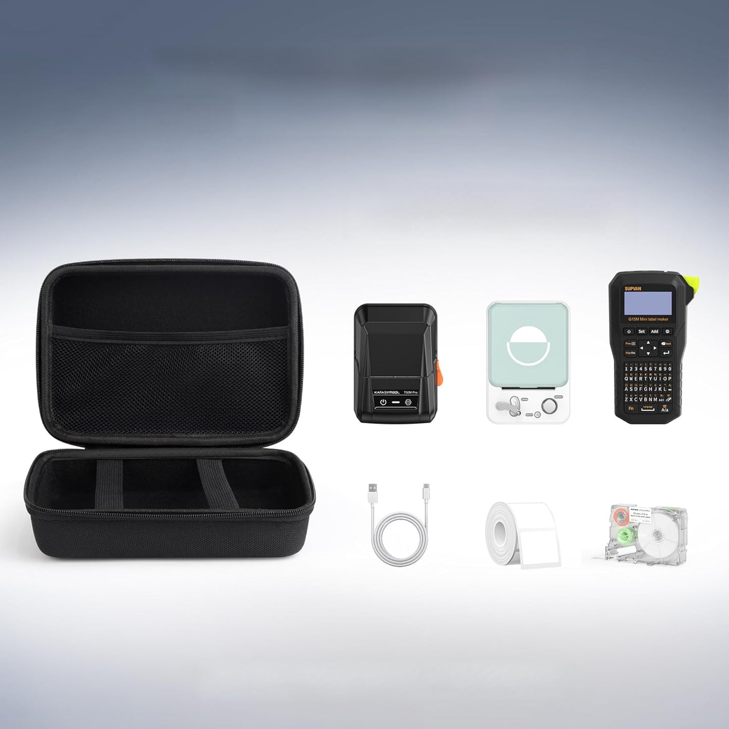SUPVAN G15M Mini with Nylon Hard Protective Travel Case