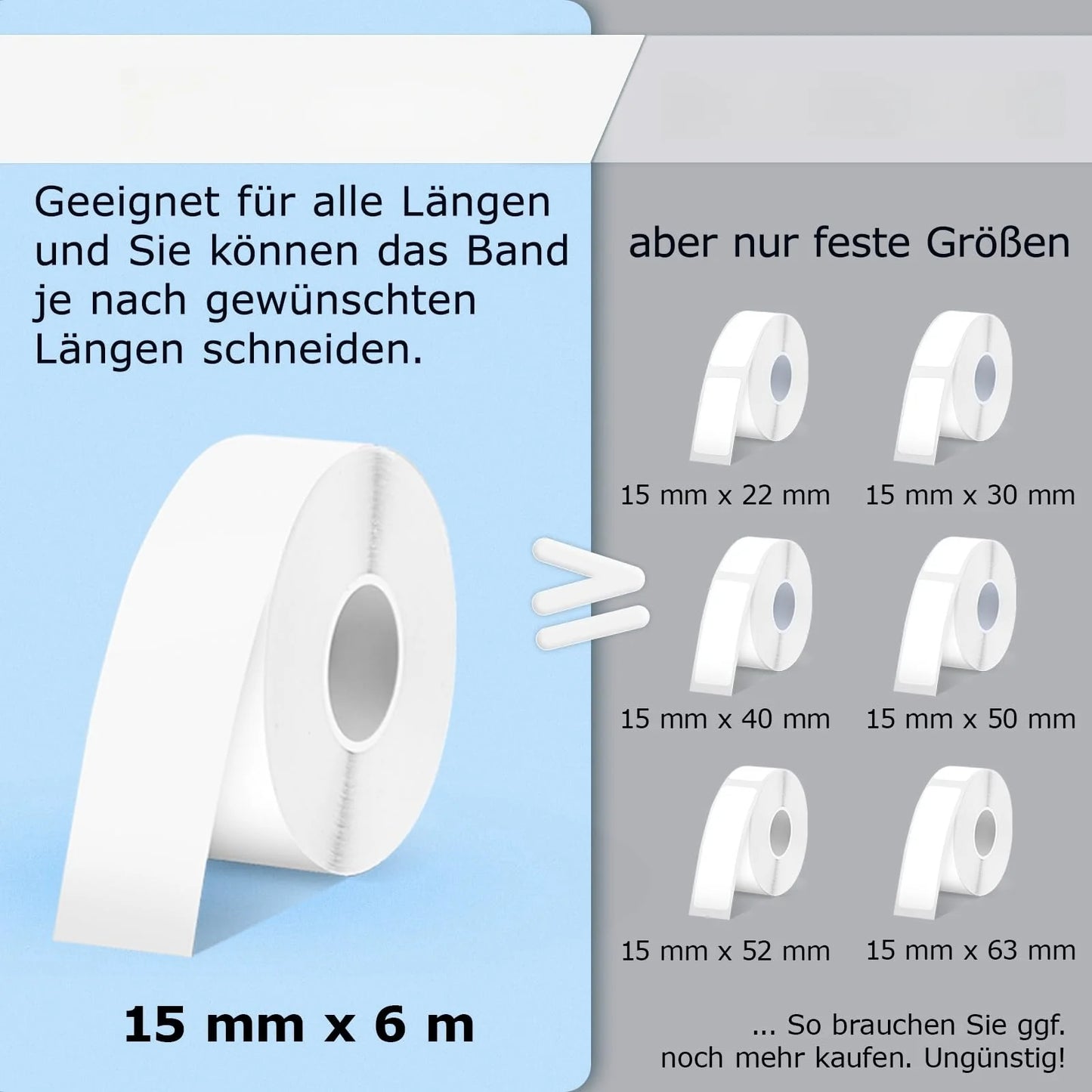 SUPVAN Beschriftungsgerät Selbstklebend, Tragbarer Mini Labeldrucker Etikettiergerät Selbstklebend mit 3 Etikettenrolle, Kompatibel mit iOS und Android, Beschriftungsgerät Für Zuhause Büro