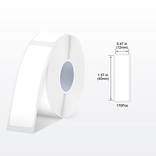 SUPVAN E10 Fixed Sized Type Label Tape for E10 Label Maker
