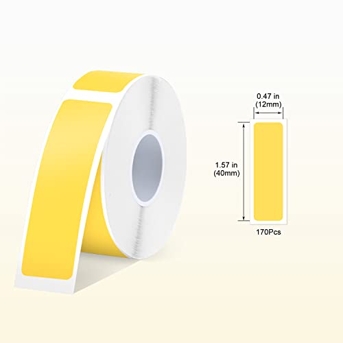 SUPVAN E10 Fixed Sized Type Label Tape for E10 Label Maker