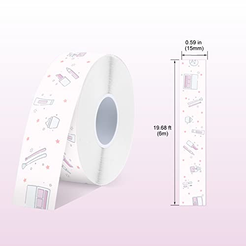SUPVAN E10 Fixed Sized Type Label Tape for E10 Label Maker