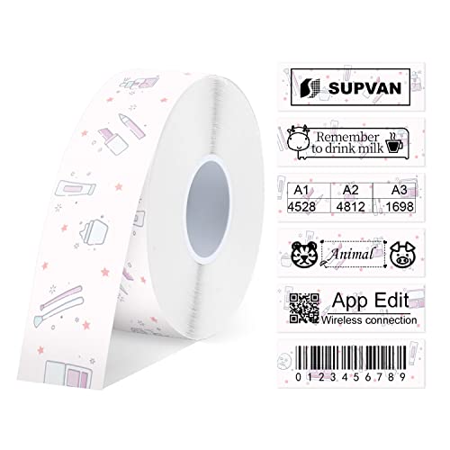 SUPVAN E10 Continuous Label Maker Label Tape Printer Paper