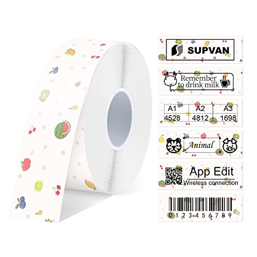 SUPVAN E10 Continuous Label Maker Label Tape Printer Paper