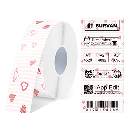 SUPVAN E10 Continuous Label Maker Label Tape Printer Paper