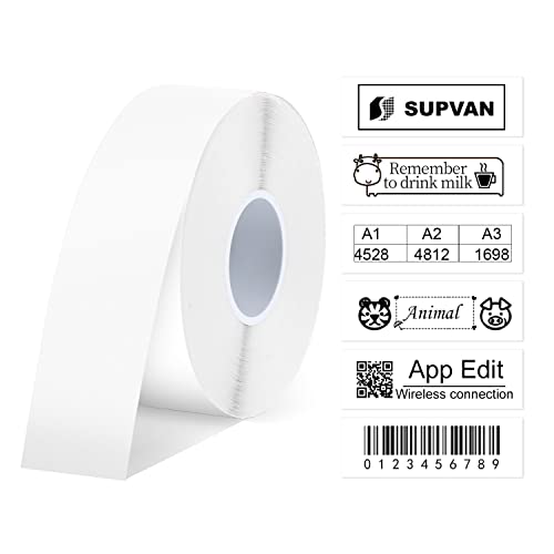SUPVAN E10 Continuous Label Maker Label Tape Printer Paper