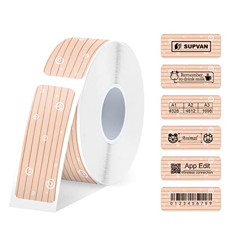 SUPVAN E10 Continuous Label Maker Label Tape Printer Paper